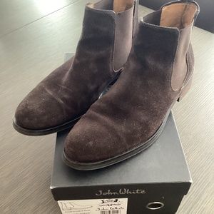 John White Mens Chelsea Boots - Brown - Size 11 (UK 10)